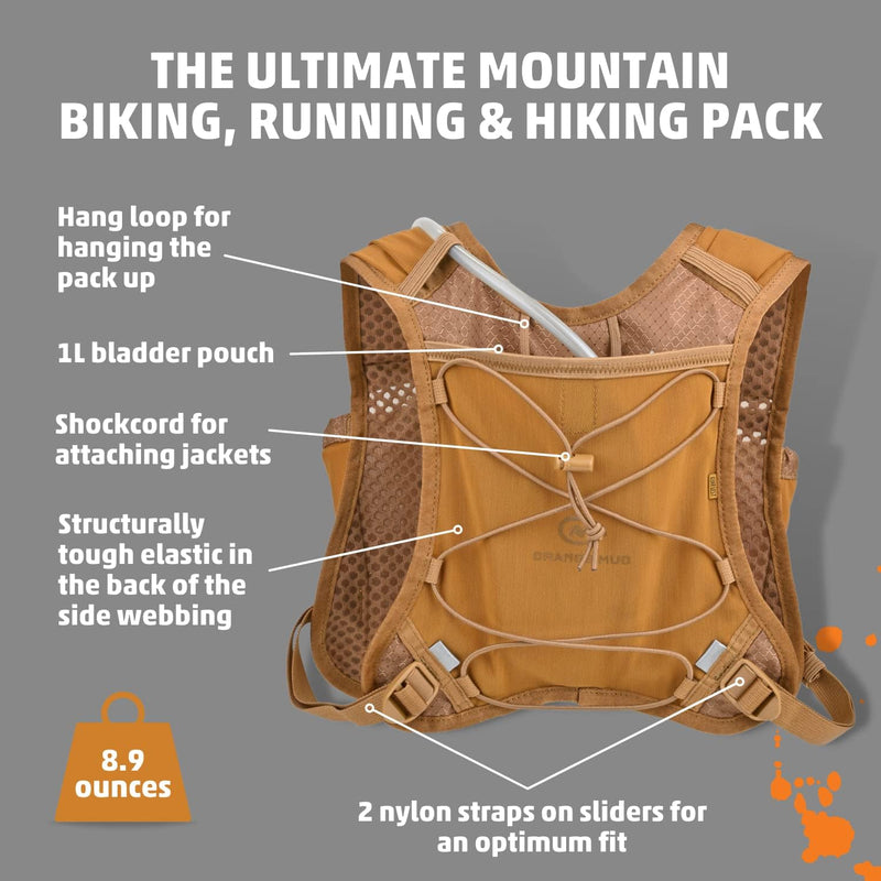 Load image into Gallery viewer, Orange Mud - Gear Vest, Version V4.0: Ideal for running, biking, triathlon - Running Vest
