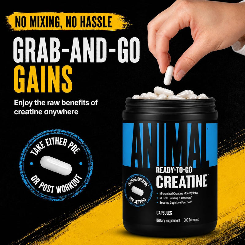 Load image into Gallery viewer, Animal - Micronized Creatine Capsules

