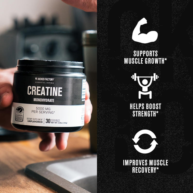 Load image into Gallery viewer, Jacked Factory - Creatine Monohydrate Powder

