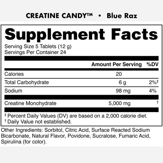 Bucked Up - Creatine Candy