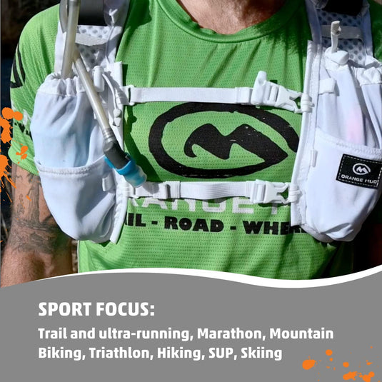 Orange Mud - Gear Vest, Version V4.0: Ideal for running, biking, triathlon - Running Vest