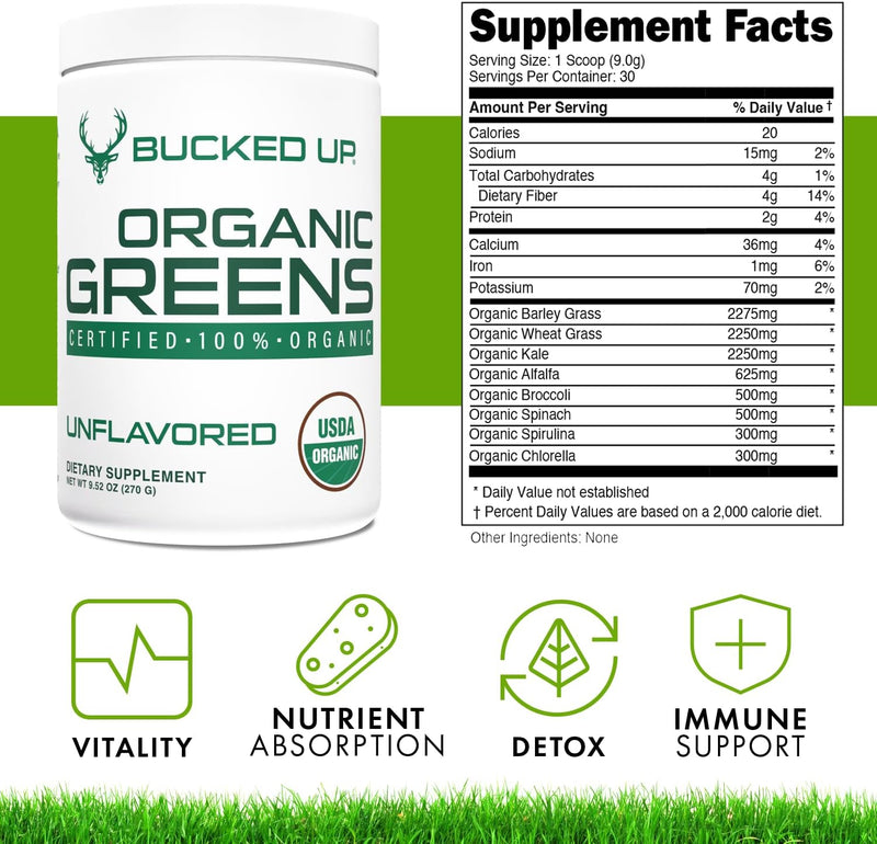 Load image into Gallery viewer, Bucked Up - Organic Greens
