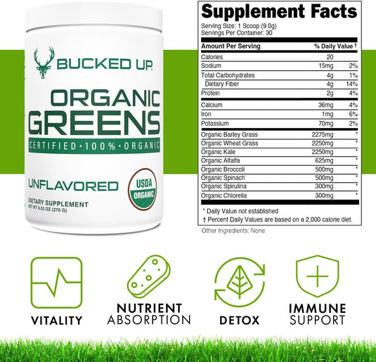 Bucked Up - Organic Greens