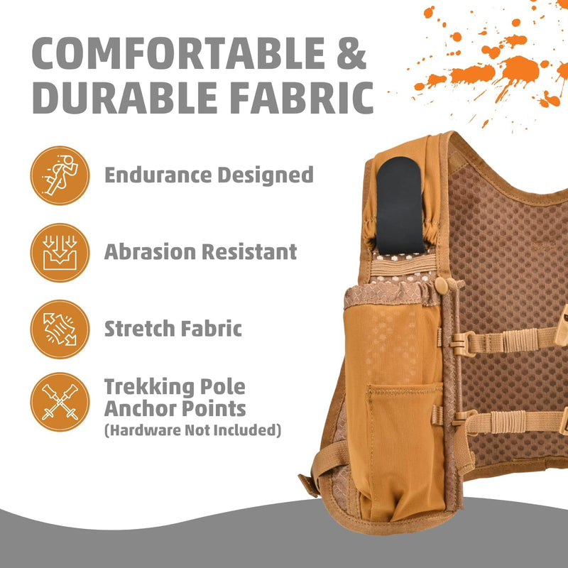 Load image into Gallery viewer, Orange Mud - Gear Vest, Version V4.0: Ideal for running, biking, triathlon - Running Vest
