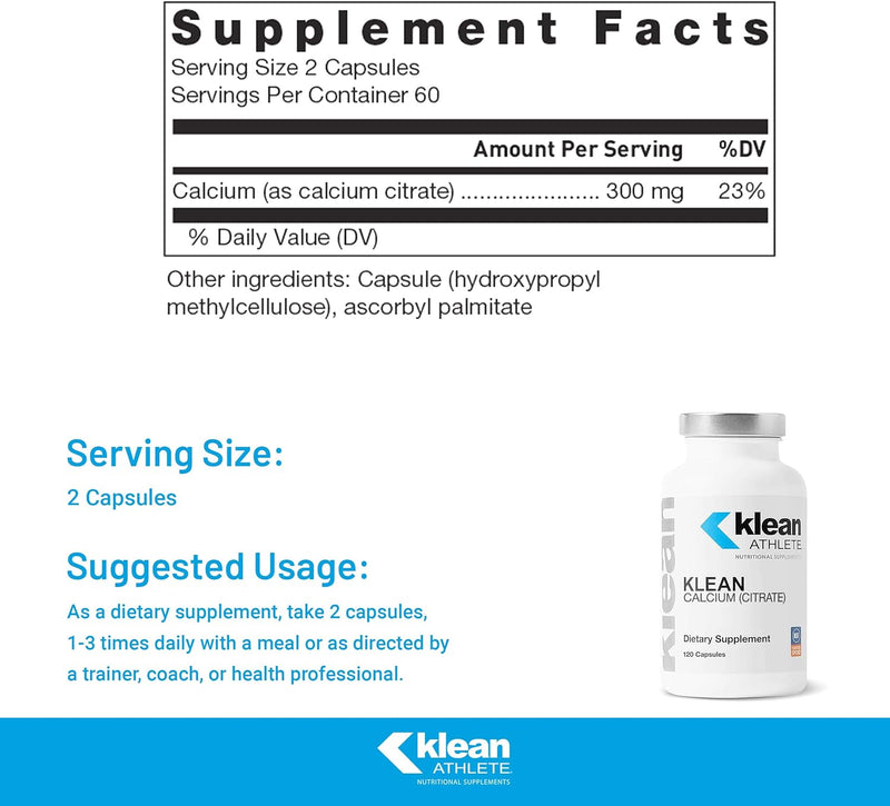 Load image into Gallery viewer, Klean Athlete - Klean Calcium - Vitamins &amp; Supplements
