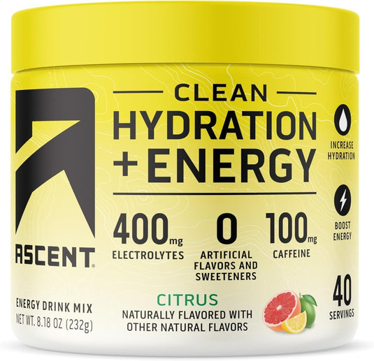 Ascent - Clean Hydration + Energy - Electrolytes