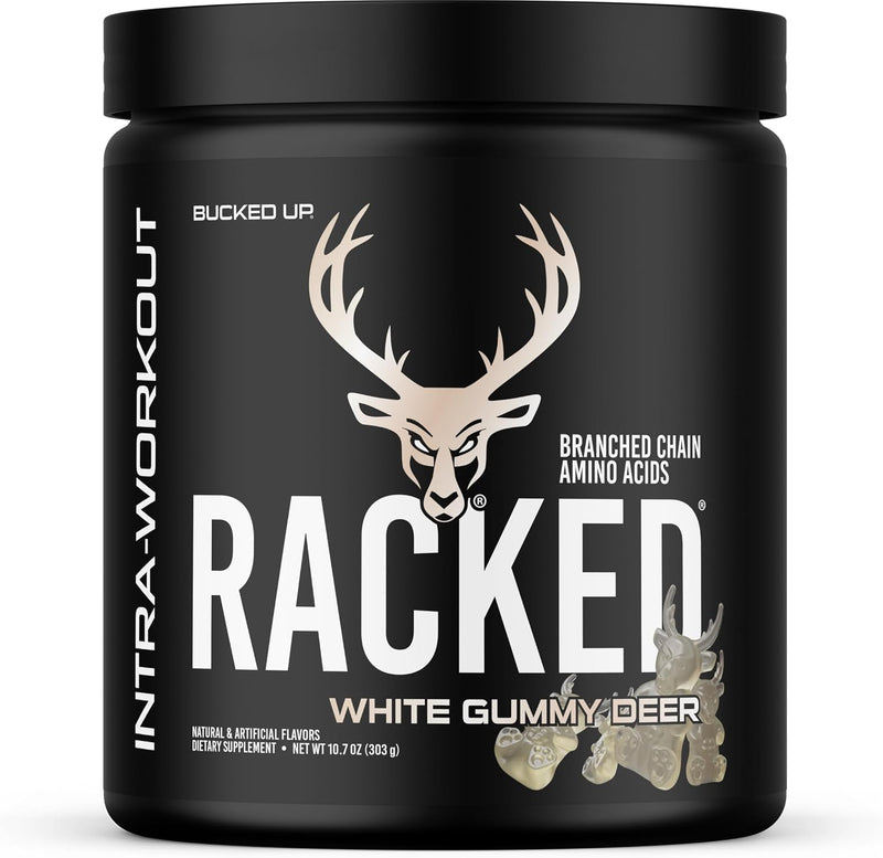 Load image into Gallery viewer, Bucked Up - RACKED BCAA - White Gummy Deer
