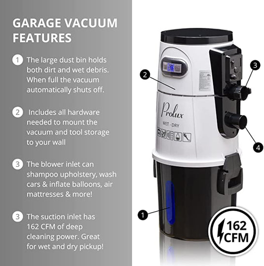 VYSN - Prolux Wet/Dry Garage Vacuum, Shampooer, Blower and Detailer by Prolux Cleaners