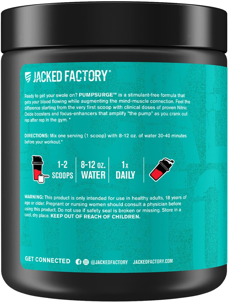Load image into Gallery viewer, Jacked Factory - Pump Surge - Pre-Workout
