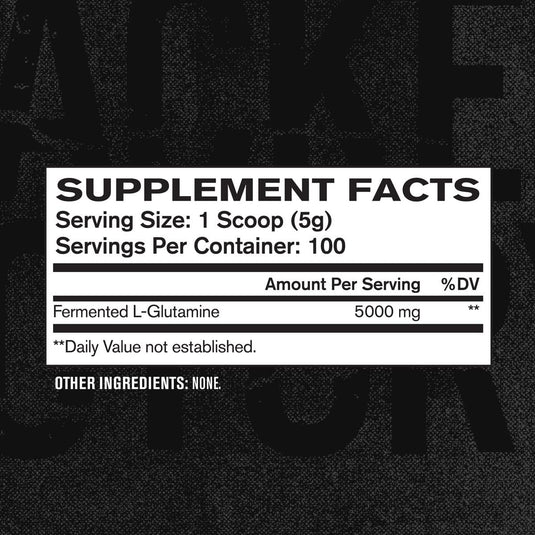 Jacked Factory - L-Glutamine Fermented - Amino Acid