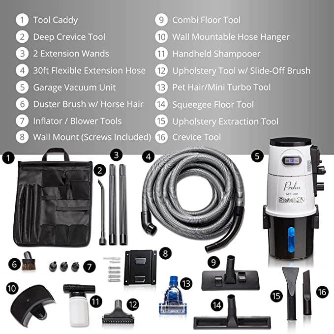 Load image into Gallery viewer, VYSN - Prolux Wet/Dry Garage Vacuum, Shampooer, Blower and Detailer by Prolux Cleaners
