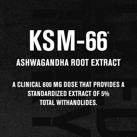 Jacked Factory - KSM-66 Ashwagandha Root - Adaptogen