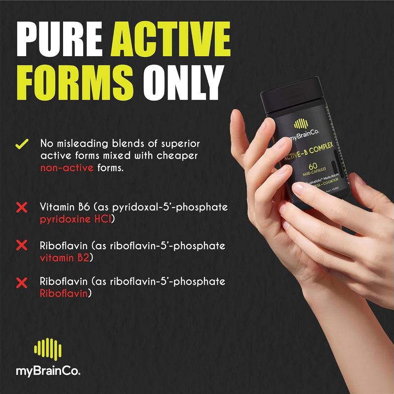 Load image into Gallery viewer, myBrainCo. - ACTIVE-B COMPLEX - Vitamins &amp; Supplements
