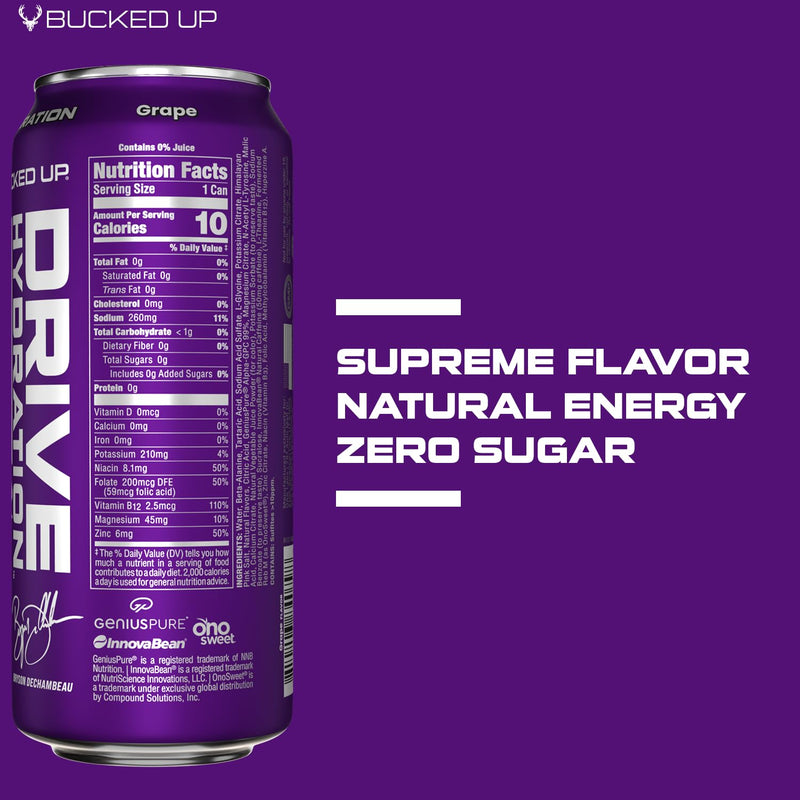 Load image into Gallery viewer, Bucked Up - Drive Hydration Drinks (2 Cases / 24 Cans)
