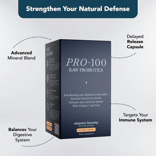 Vitamin Bounty - Pro-100 Probiotic - Vitamins & Supplements