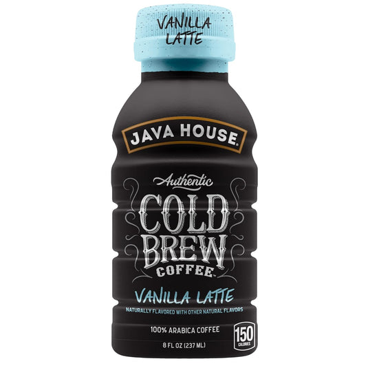 Java House - Cold Brew 8oz Bottles - Pure Black