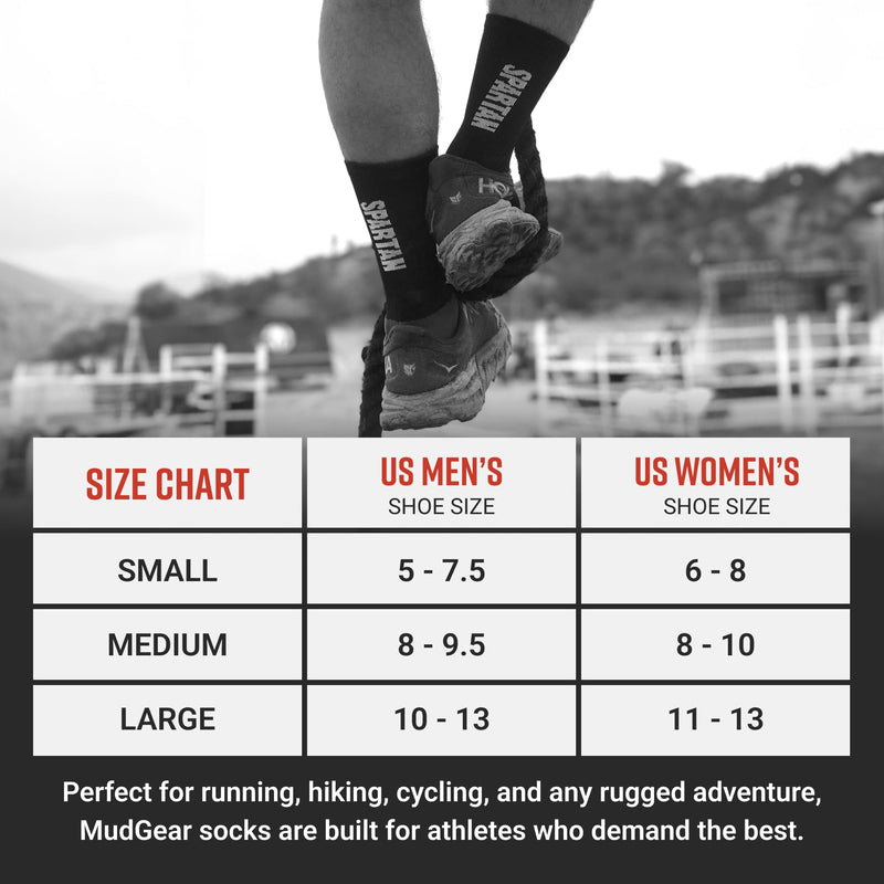 Load image into Gallery viewer, Mudgear - Spartan by MudGear Crew Height Sock
