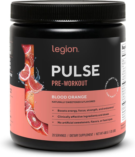 Legion Athletics - Pulse Pre-Workout - Blood Orange / 20 Servings