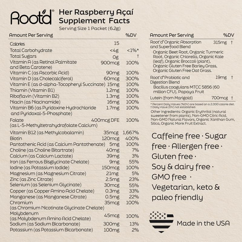 Load image into Gallery viewer, Root'd - Advanced Daily Nutrition for Her - Vitamins &amp; Supplements

