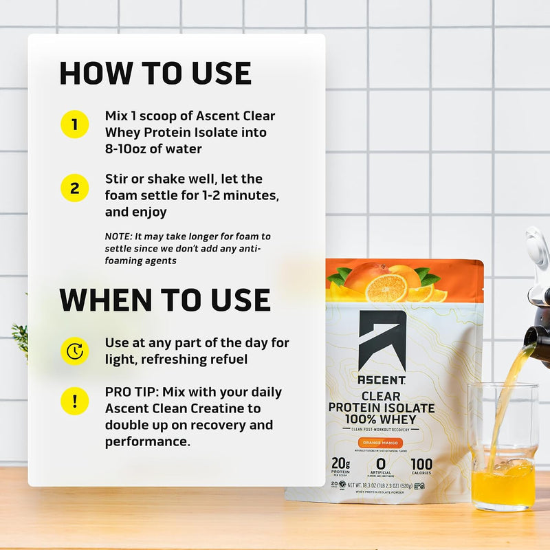 Load image into Gallery viewer, Ascent - Clear Whey Isolate - Protein Supplements
