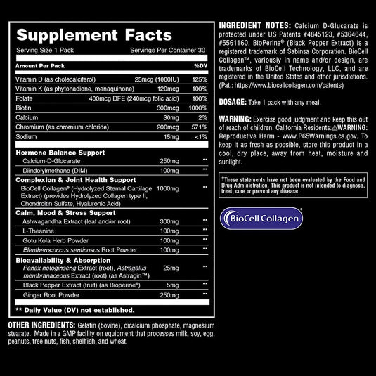 Universal - Women's Total Health Pack (30 Packs)