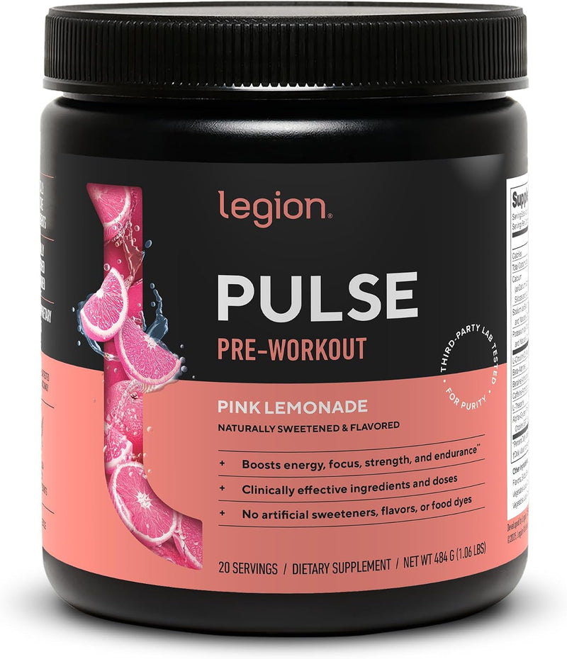 Load image into Gallery viewer, Legion Athletics - Pulse Pre-Workout - Pink Lemonade
