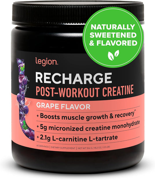 Legion Athletics - Recharge Post-Workout - Grape / 60 Servings