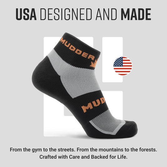 Mudgear - Tough Mudder by Mudgear Quarter (1/4) Crew Sock