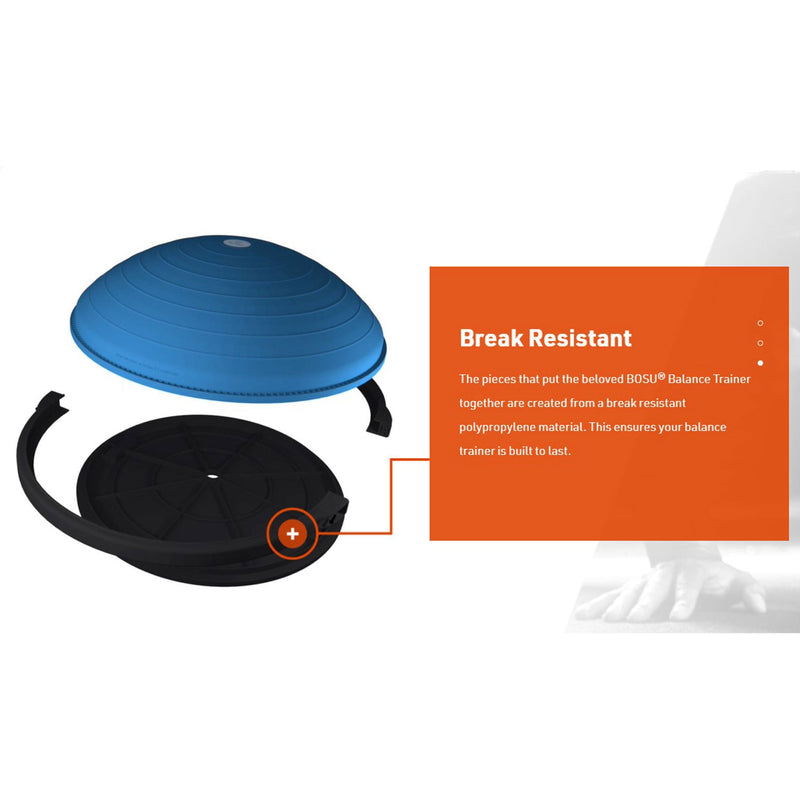 Load image into Gallery viewer, Bosu Multi Functional Home Gym 26&quot; Original Balance Strength Trainer Ball, Blue
