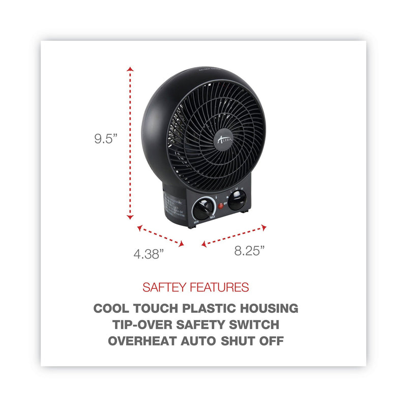 Load image into Gallery viewer, Alera - Heater Fan 1500W, Compact, Black
