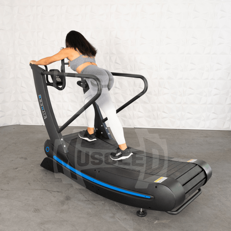 Load image into Gallery viewer, Muscle D Fitness - Commercial Self Powered Curve Treadmill - Standalone
