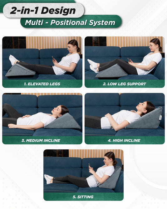 Lunix - LX14 1pc Wedge Knee Pillow
