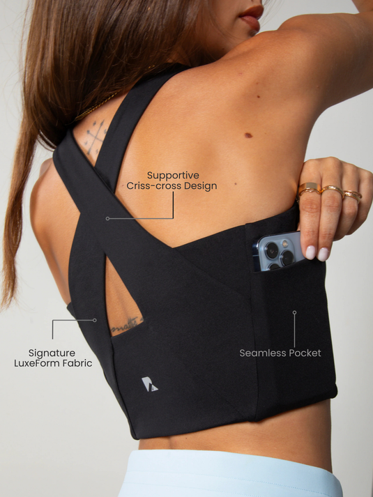 Runner's Athletics - LuxeForm Functional Tank Black