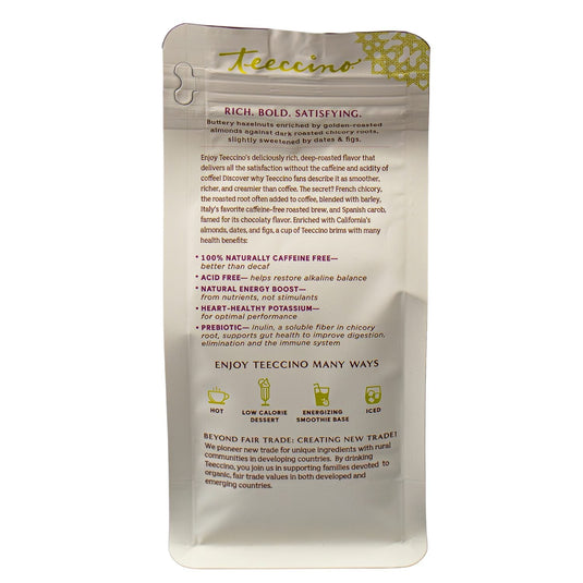 Teeccino - Hazelnut Chicory Herbal Coffee