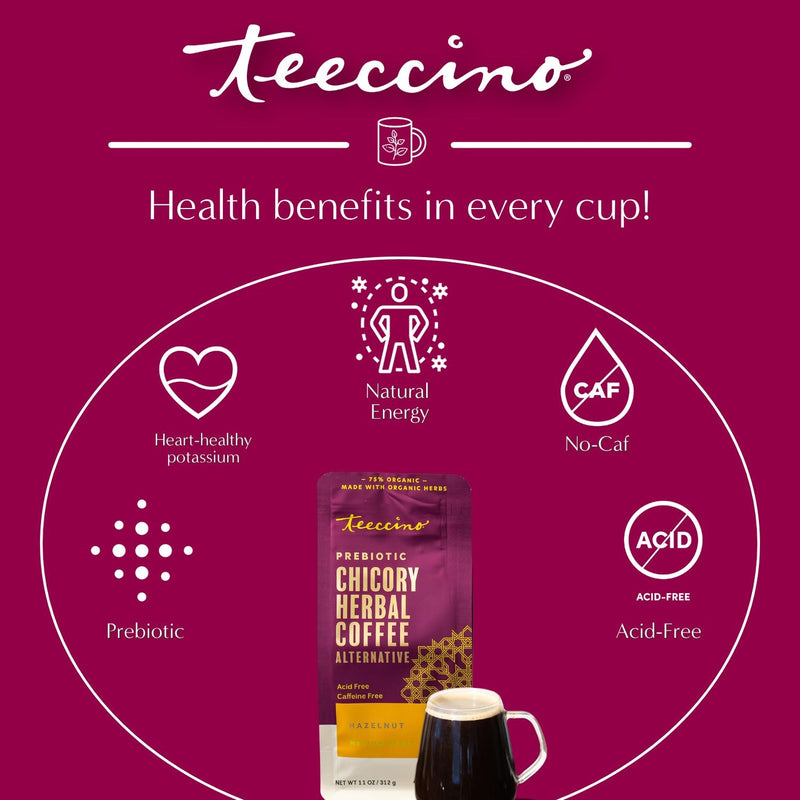 Load image into Gallery viewer, Teeccino - Hazelnut Chicory Herbal Coffee
