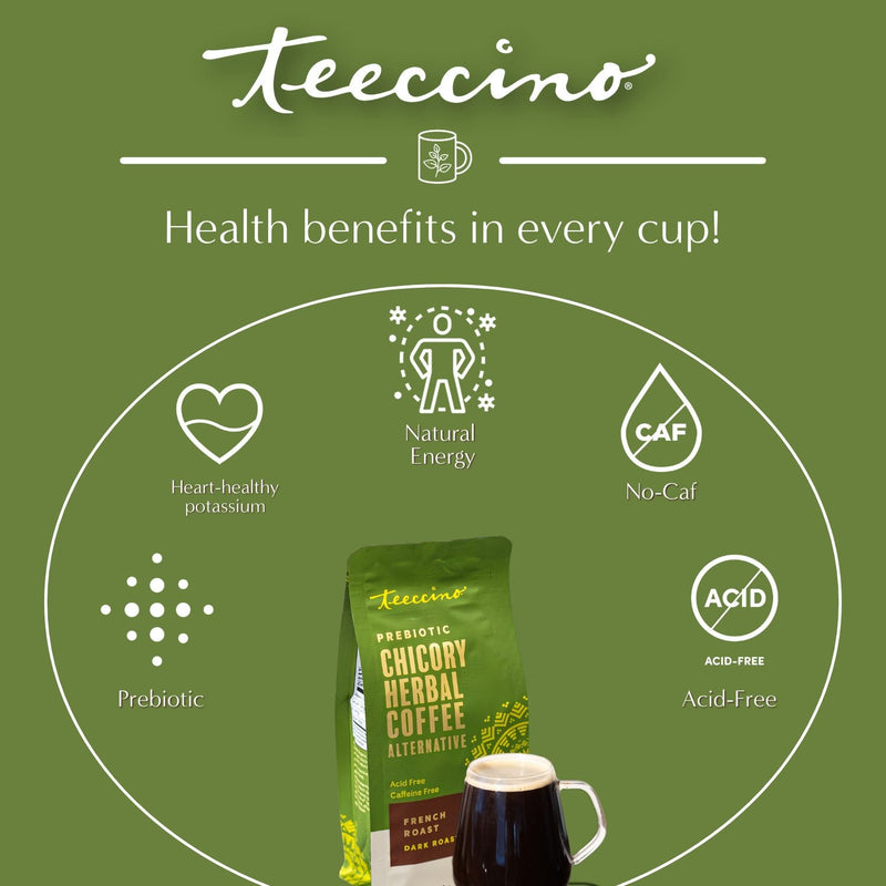 Load image into Gallery viewer, Teeccino - French Roast Chicory Herbal Coffee
