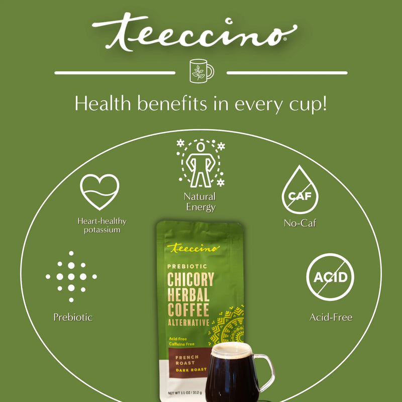 Load image into Gallery viewer, Teeccino - French Roast Chicory Herbal Coffee
