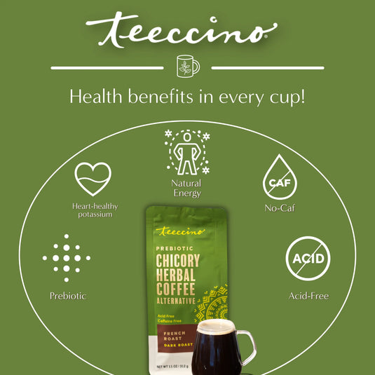 Teeccino - French Roast Chicory Herbal Coffee