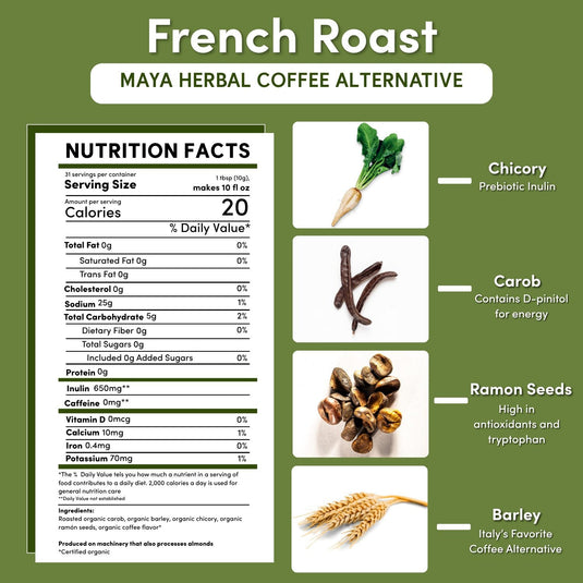 Teeccino - French Roast Chicory Herbal Coffee