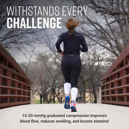 Mudgear - Tall compression socks [white]