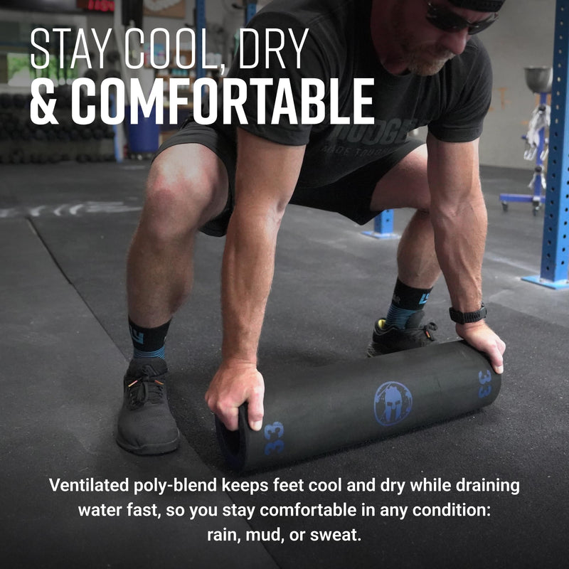 Load image into Gallery viewer, Mudgear - hybrid training sock (blue)
