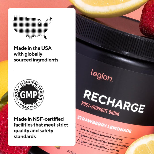 Legion Athletics - Recharge Post-Workout - Creatine