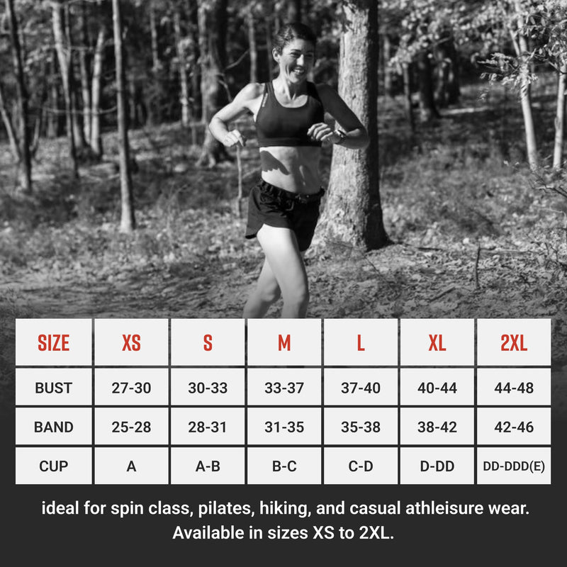 Load image into Gallery viewer, MudGear - Women's Performance Sports Bra with Pockets (Black)

