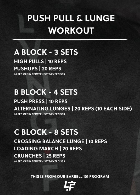 Sample Workout