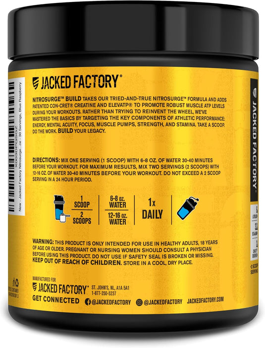 Jacked Factory - Nitrosurge Build - Pre-Workout