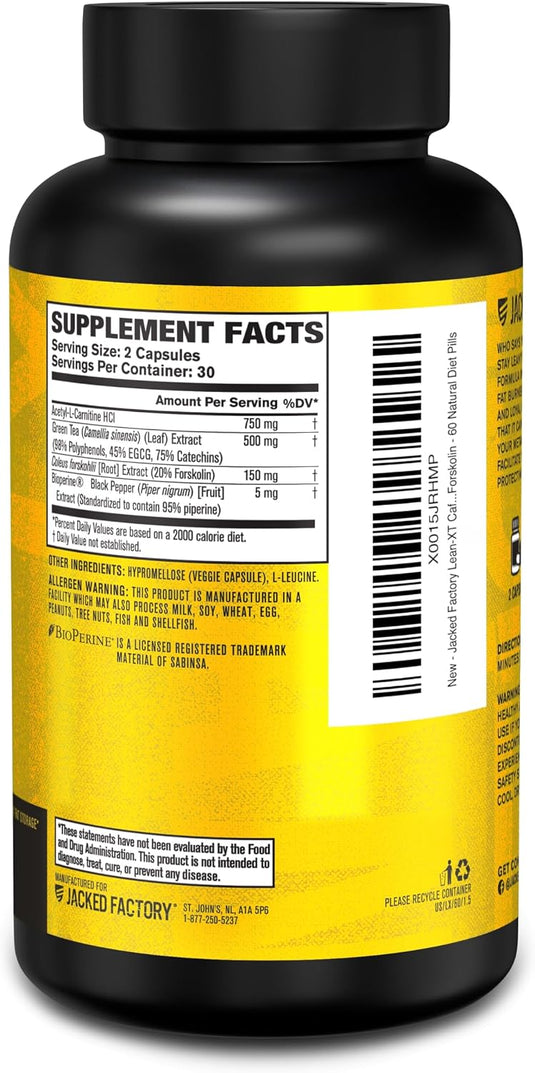 Jacked Factory - Lean-XT Non-Stim Fat Burner