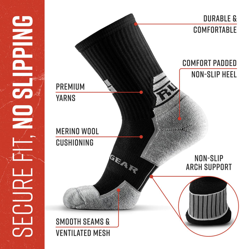 Load image into Gallery viewer, MudGear - Ruck Sock (Black/Gray)
