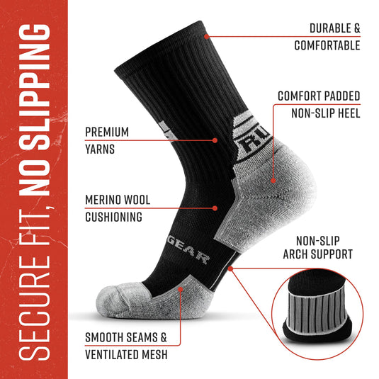 MudGear - Ruck Sock (Black/Gray)