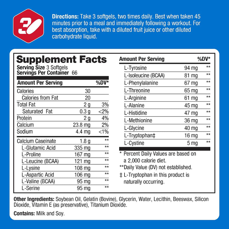 Load image into Gallery viewer, Prolab Nutrition - Amino Gel Caps (200 Count)
