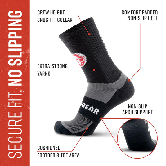 Mudgear - Spartan by MudGear Crew Height Sock